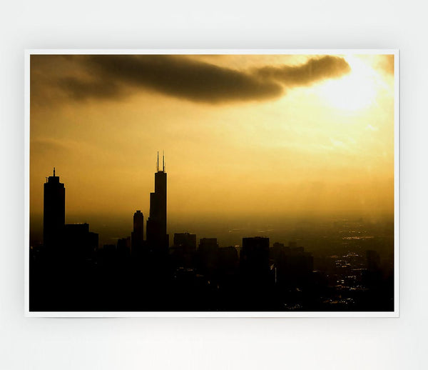 Chicago Print Poster Wall Art