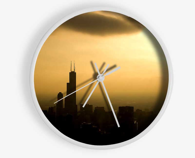 Chicago Clock - Wallart-Direct UK