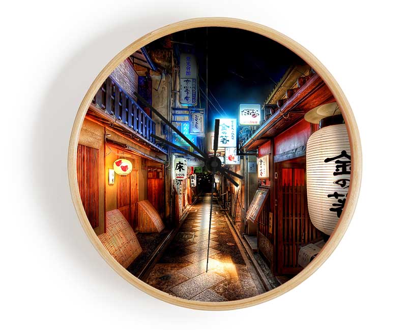 Chinatown Streets Clock - Wallart-Direct UK