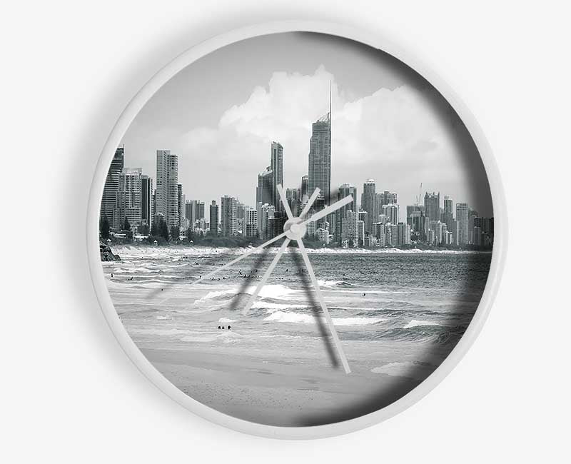 City Beach Clock - Wallart-Direct UK