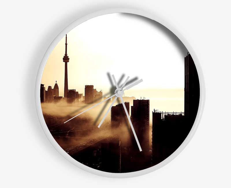 City Fog Clock - Wallart-Direct UK