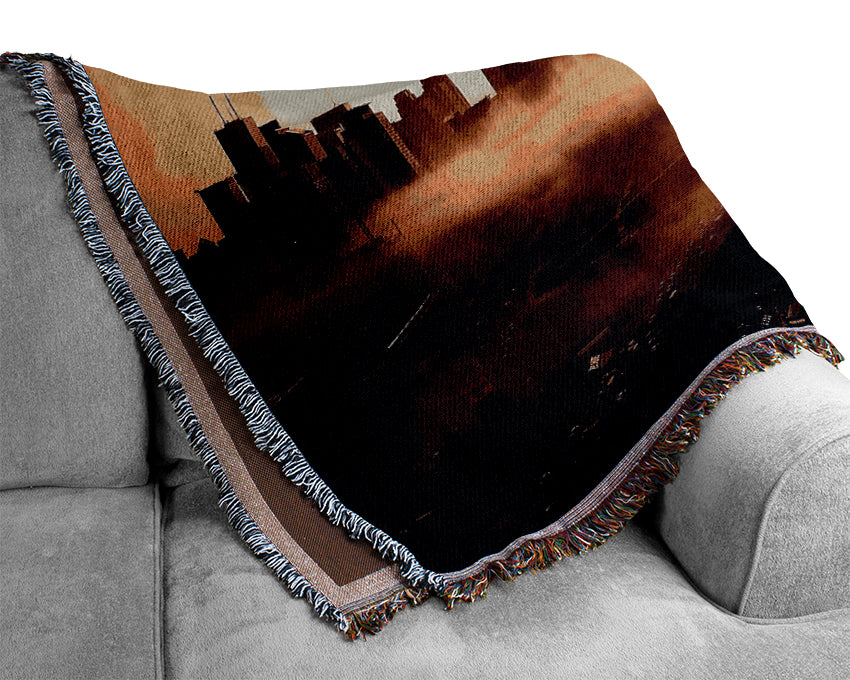 City Fog Woven Blanket