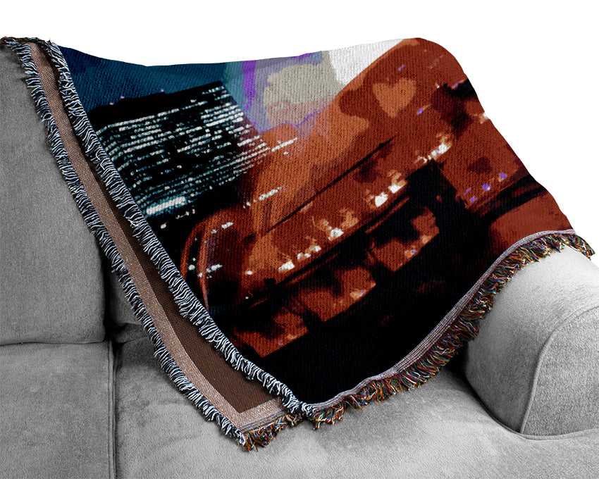 City Fountain Of Youth Woven Blanket