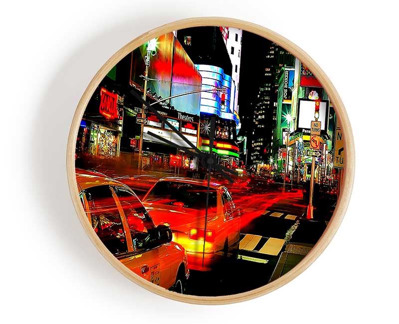 New York City Lights Clock - Wallart-Direct UK