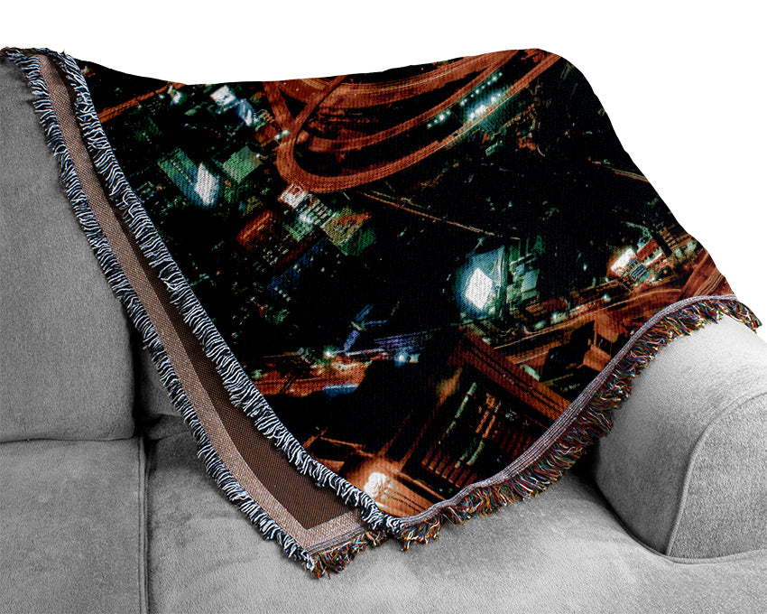 City Nightways Woven Blanket