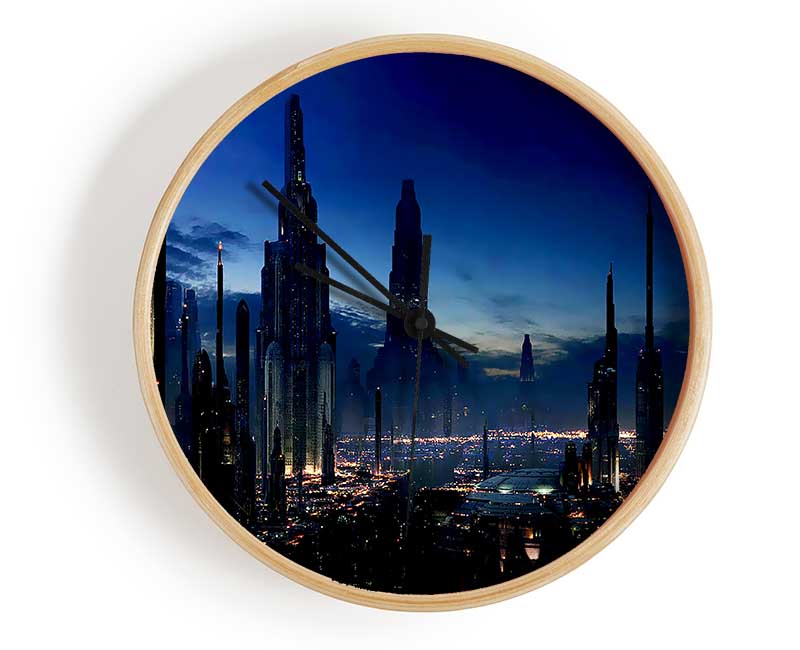 City Of The Future Clock - Wallart-Direct UK