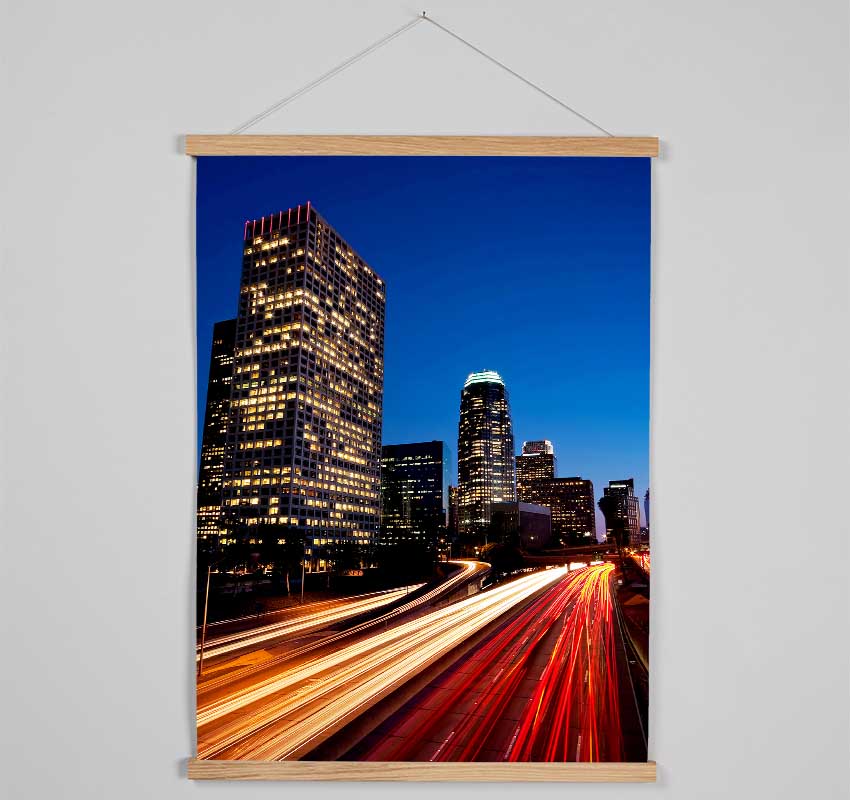 City On The Move Hanging Poster - Wallart-Direct UK