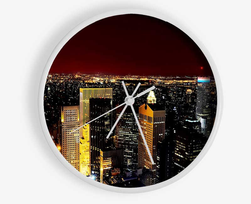 City That Never Sleeps Clock - Wallart-Direct UK