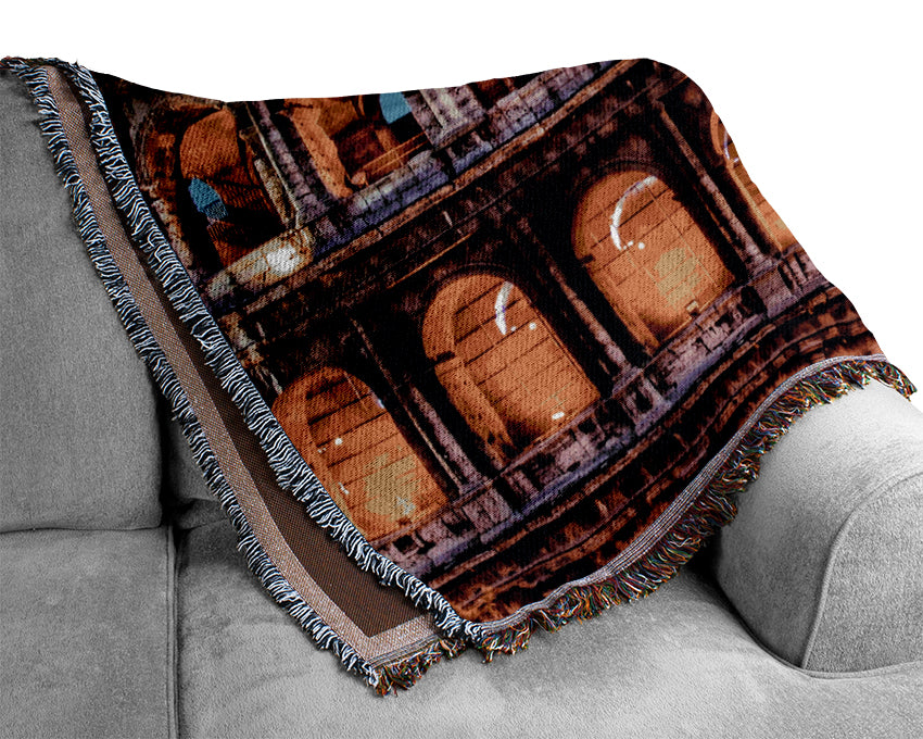 Colosseum Night Lights Woven Blanket