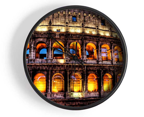 Colosseum Night Lights Clock - Wallart-Direct UK