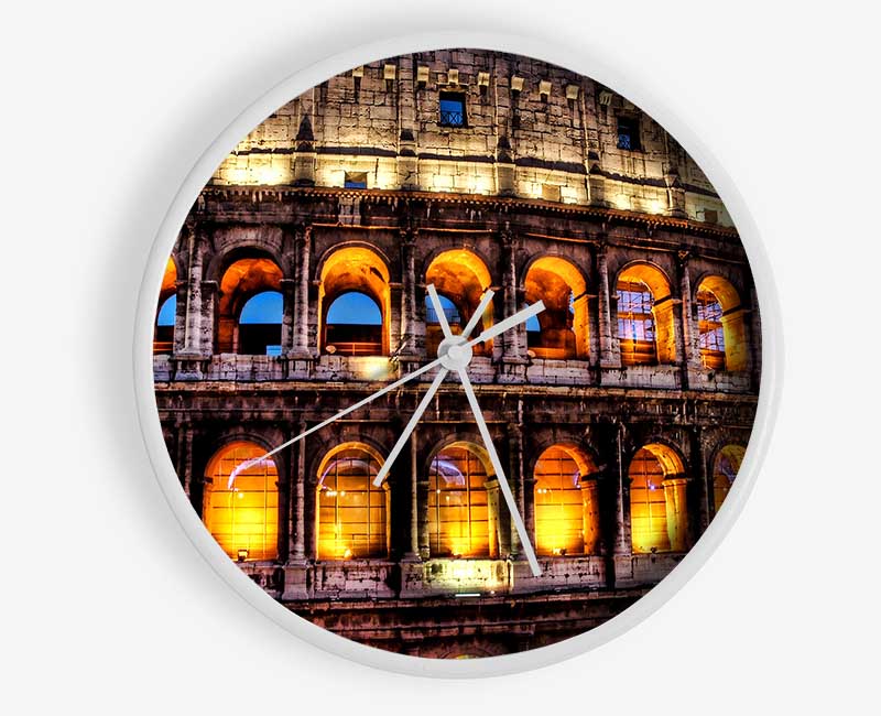 Colosseum Night Lights Clock - Wallart-Direct UK