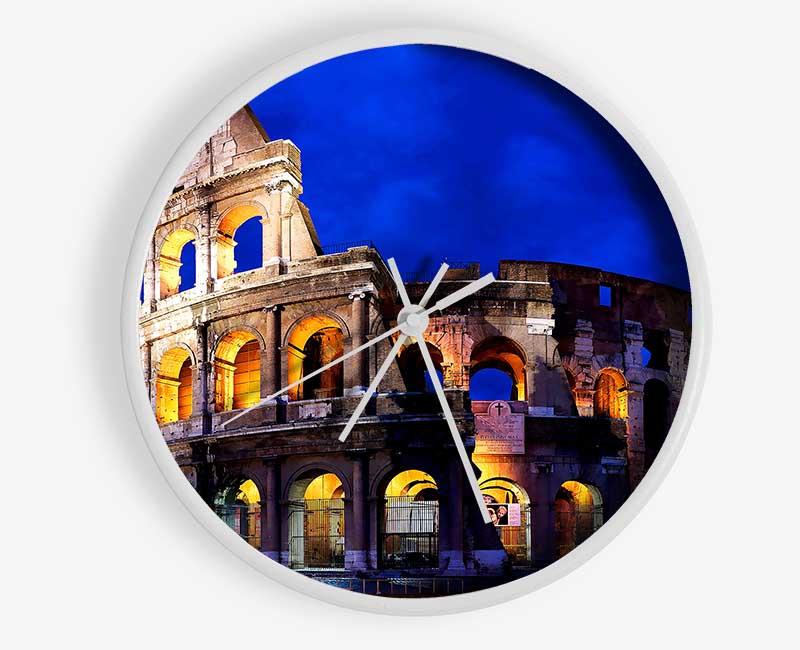 Colosseum In Rome Clock - Wallart-Direct UK