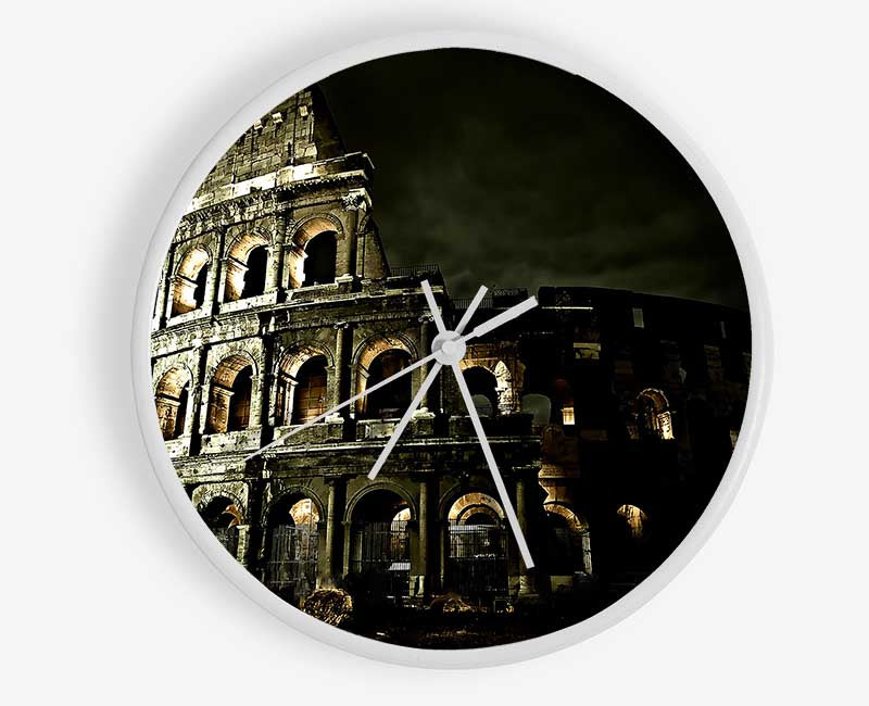 Colosseum Roman Architecture Clock - Wallart-Direct UK