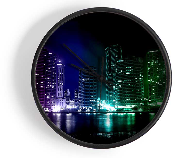 Creative City Lights Clock - Wallart-Direct UK