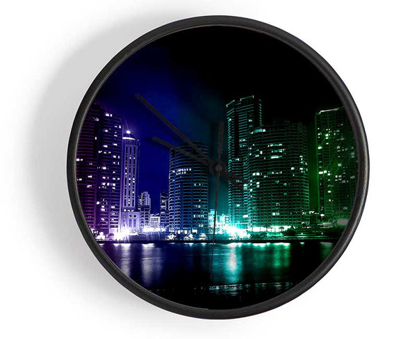 Creative City Lights Clock - Wallart-Direct UK