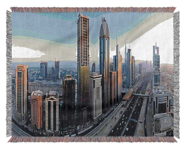 Downtown Dubai Woven Blanket