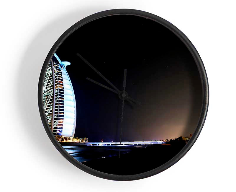 Dubai Ocean Nights Clock - Wallart-Direct UK