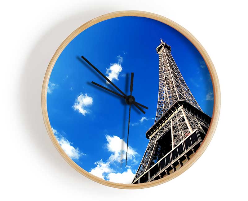 Eiffel Tower Paris Clock - Wallart-Direct UK