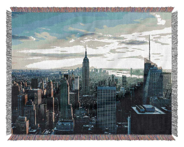 Empire State City Woven Blanket