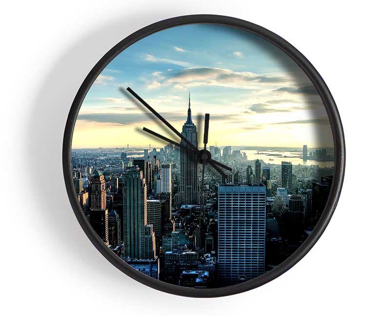 Empire State City Clock - Wallart-Direct UK