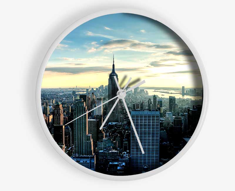 Empire State City Clock - Wallart-Direct UK