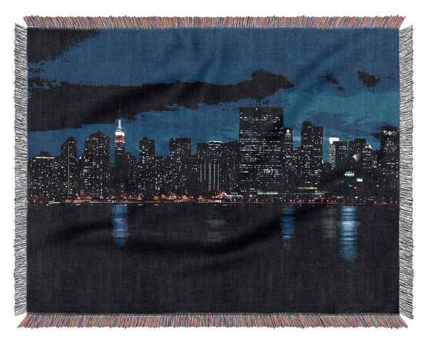 Empire State Waters Woven Blanket