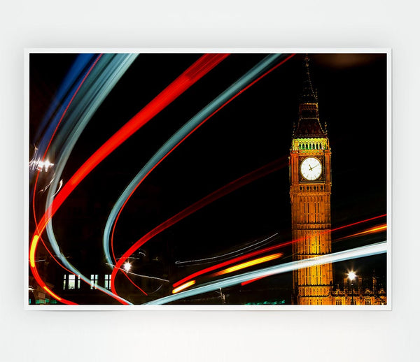 England London Big Ben Print Poster Wall Art