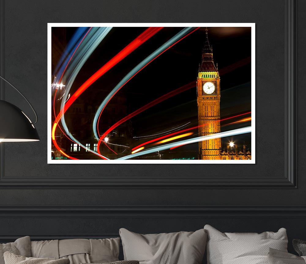 England London Big Ben Print Poster Wall Art