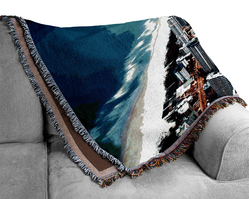 Golden City Coast Woven Blanket