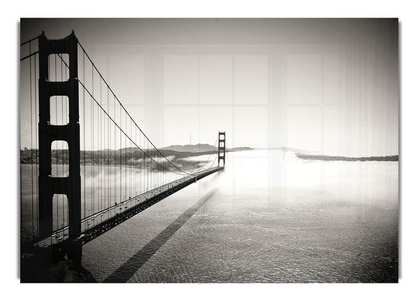 Golden Gate Bridge Black And White