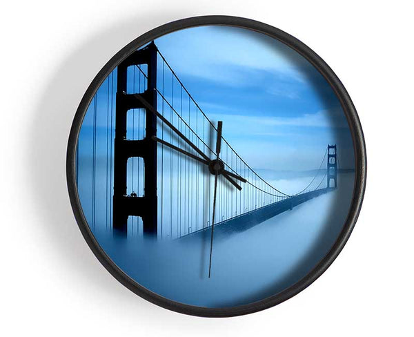 Golden Gate Bridge Fog Clock - Wallart-Direct UK