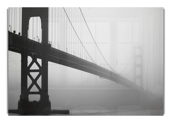 Golden Gate In Fog