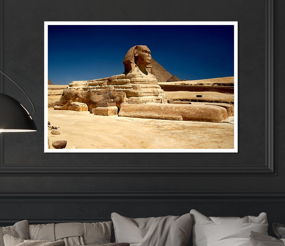 Great Sphinx Of Giza Print Poster Wall Art