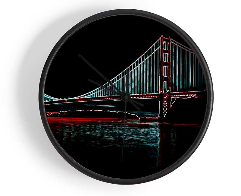 Hells Gate Bridge Clock - Wallart-Direct UK