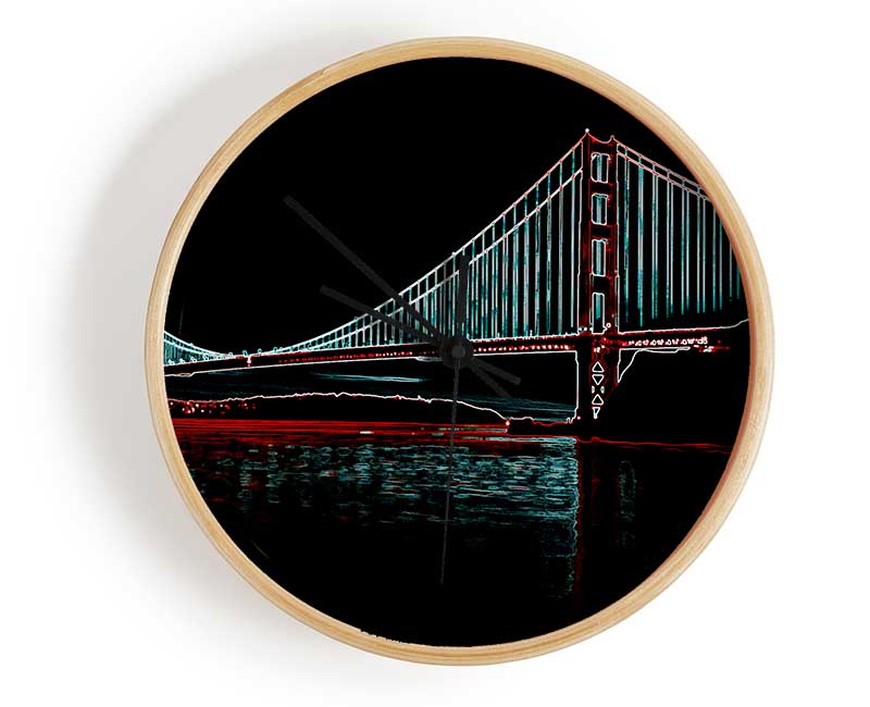 Hells Gate Bridge Clock - Wallart-Direct UK