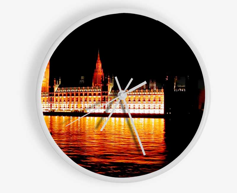 Houses Of Parliament Glow Clock - Wallart-Direct UK