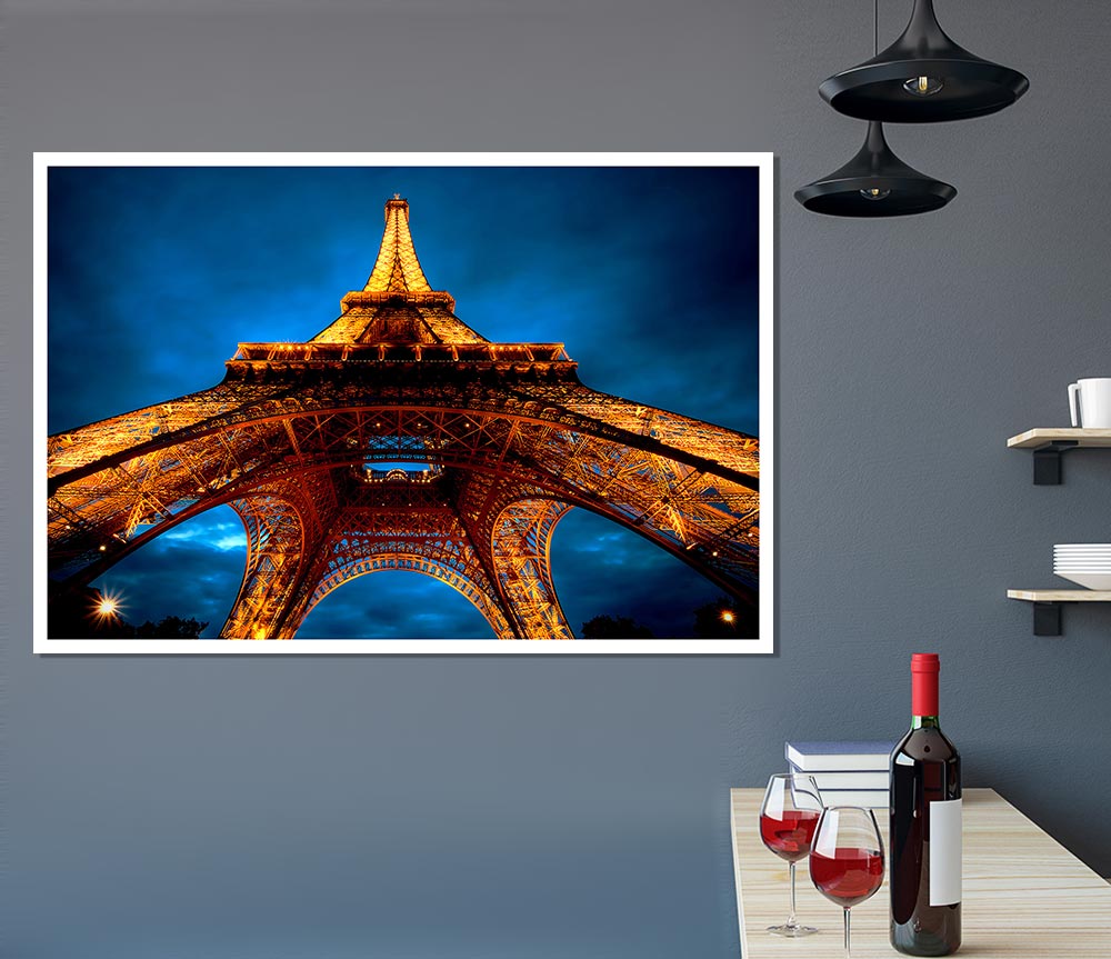 La Tour Eiffel Tower Print Poster Wall Art