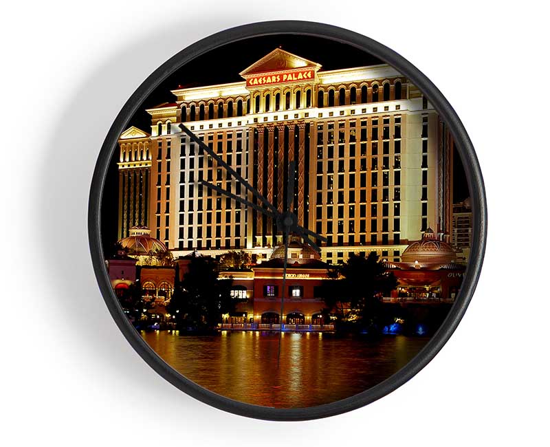 Las Vegas All That Glitters Clock - Wallart-Direct UK