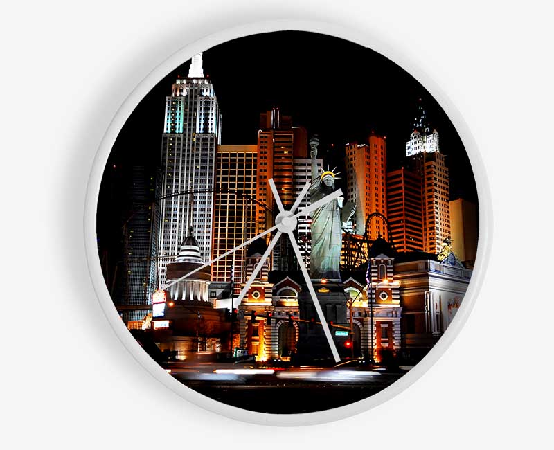 Las Vegas Statue Of Liberty Clock - Wallart-Direct UK