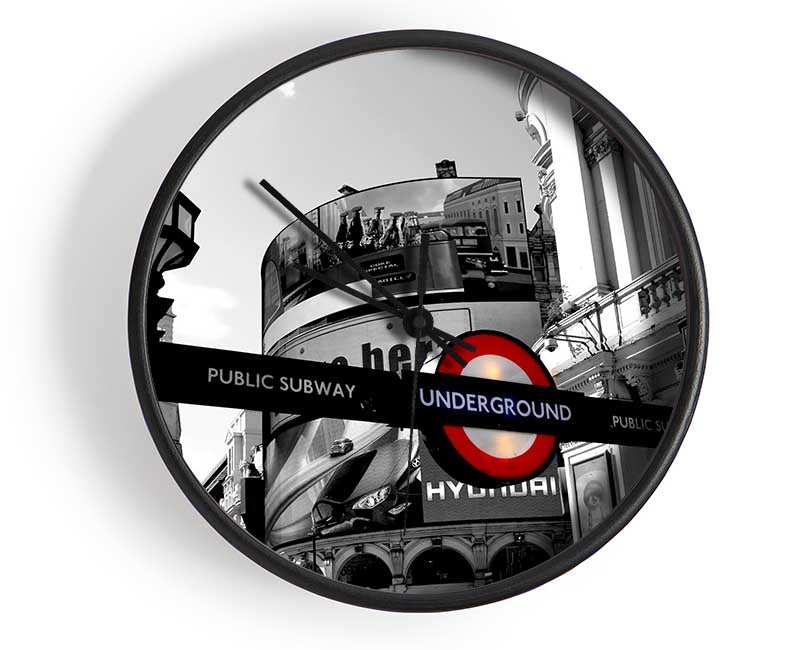 London Piccadilly Circus Clock - Wallart-Direct UK