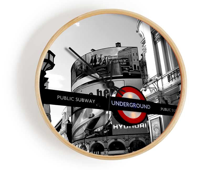 London Piccadilly Circus Clock - Wallart-Direct UK