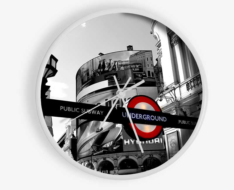 London Piccadilly Circus Clock - Wallart-Direct UK