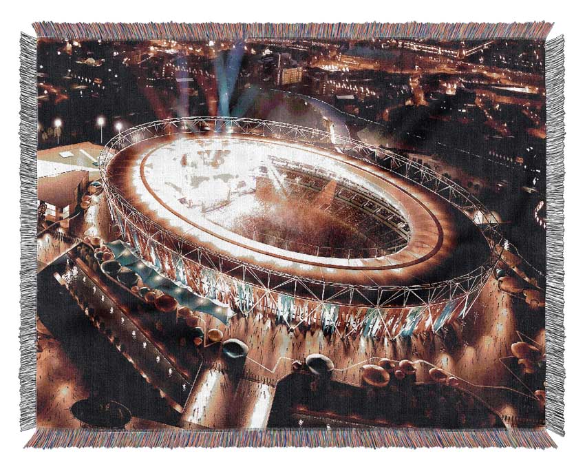 London 2012 Olympic Stadium Woven Blanket