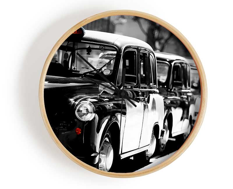 London Black Cabs Clock - Wallart-Direct UK