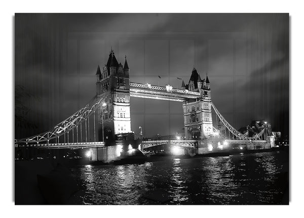 London Bridge At Night B~w