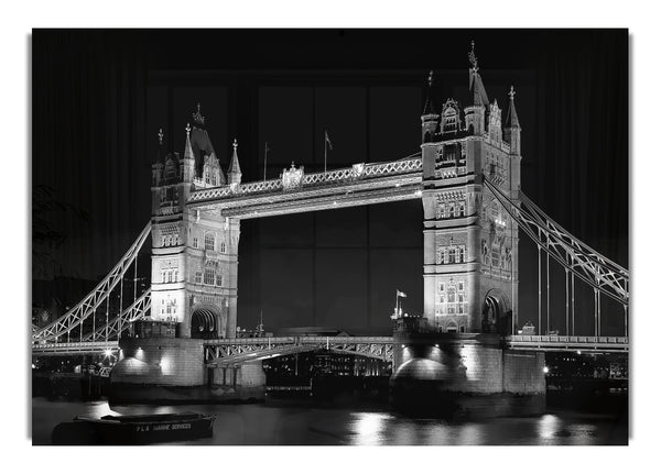 London Bridge Retro B~w