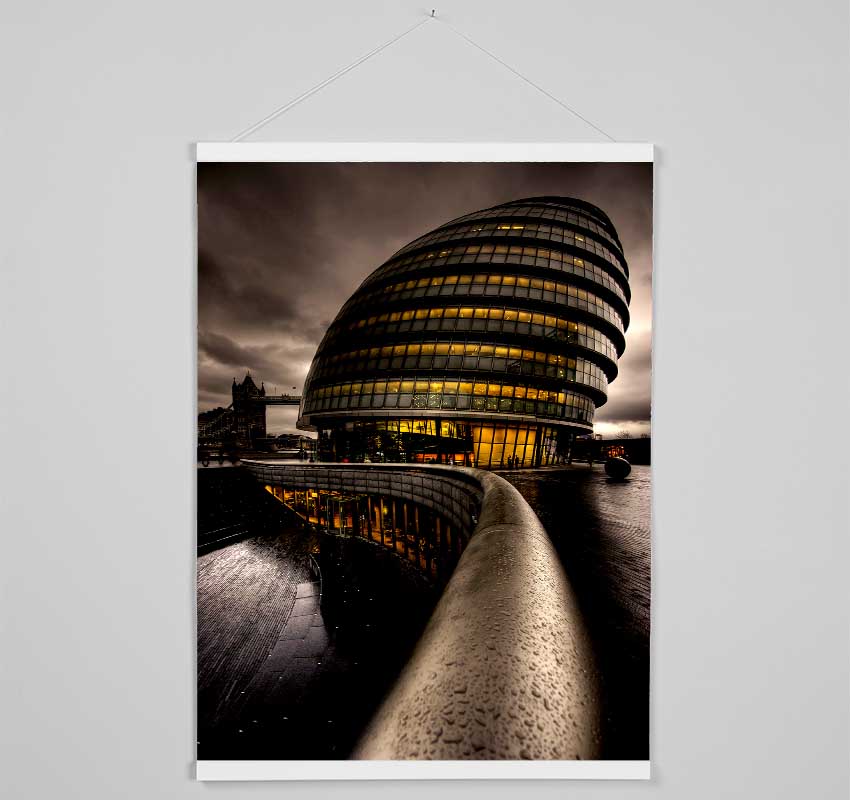 London City Hall Hanging Poster - Wallart-Direct UK