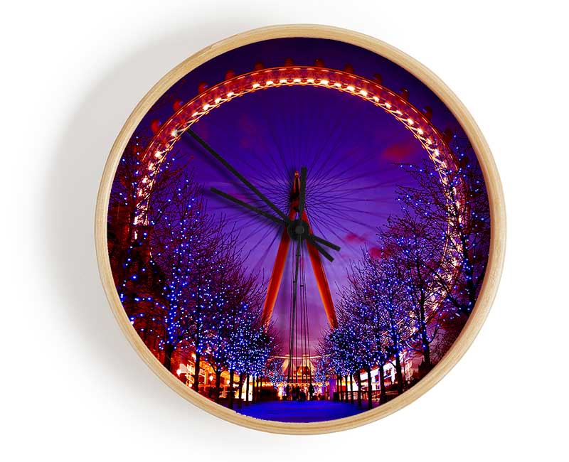 London Eye Night Lights Clock - Wallart-Direct UK