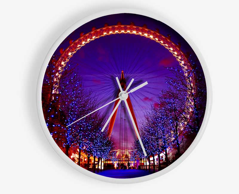 London Eye Night Lights Clock - Wallart-Direct UK