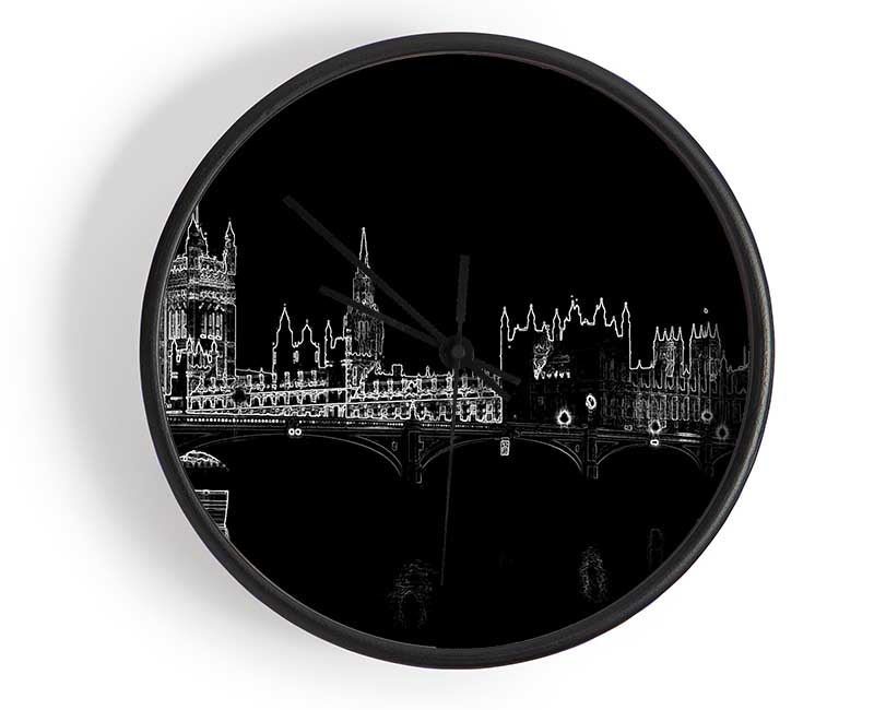 London Houses Of Parliment Clock - Wallart-Direct UK